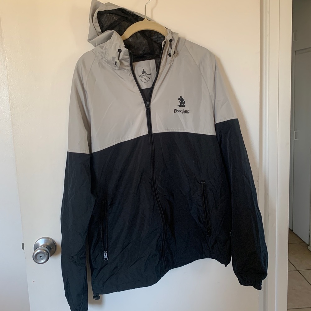 Black & Gray Disneyland Windbreaker Jacket